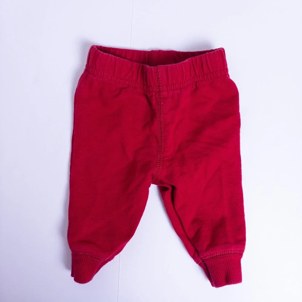 Carter's Fire Truck Sweatshirt Jogger Set Navy Red Baby Boy 3 Months